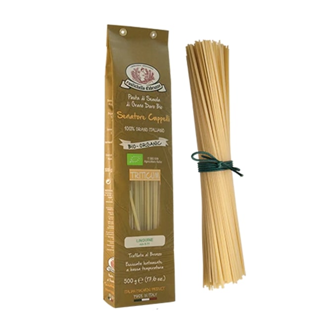RUSTICHELLA - PASTA ORGANIC SEMOLINA LINGUINE 500G (SENATORE CAPPELLI) ลิงกวิเน่ บิโอ (เส้นพาสต้าออร์แกนิค) - FERRARI THAILAND