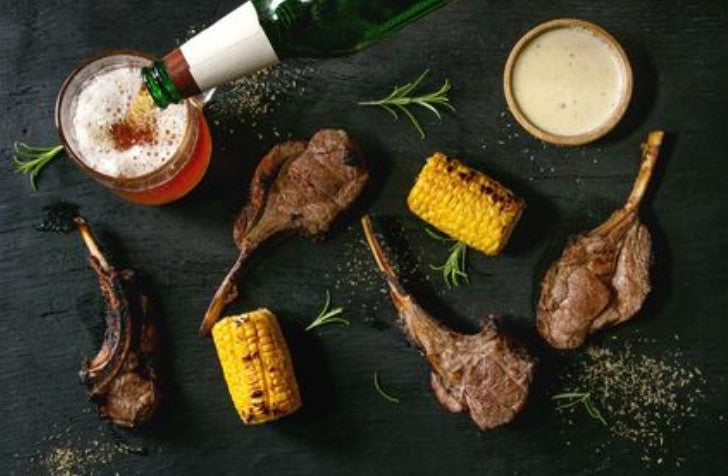 COASTAL LAMB - FRENCHED RACK CAP-ON (~600G – 650G) PRICE PER KG ซี่โครงแกะ นิวซีแลนด์ แช่แข็ง