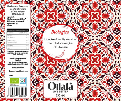 OILALA - EXTRA-VIRGIN OLIVE OIL CHILI 250ML - FERRARI THAILAND