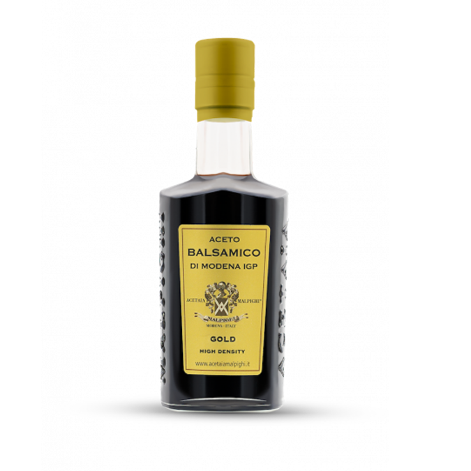 MALPIGHI - BALSAMIC VINEGAR OF MODENA IGP GOLD น้ำส้มสายชูหมักจากน้ำองุ่นแดง