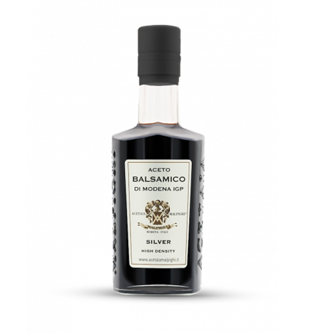 MALPIGHI - BALSAMIC VINEGAR OF MODENA IGP SILVER น้ำส้มสายชูหมักจากน้ำองุ่นแดง