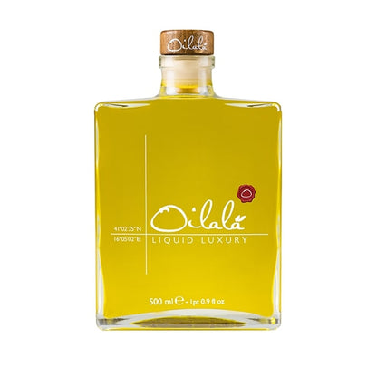 OILALA - EXTRA-VIRGIN OLIVE OIL – MONOVARIETY CORATINA – LIQUID LUXURY – 500ML - FERRARI THAILAND