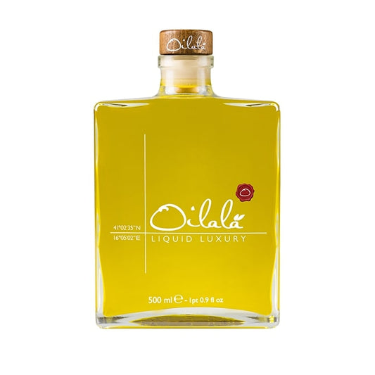 OILALA - EXTRA-VIRGIN OLIVE OIL – MONOVARIETY CORATINA – LIQUID LUXURY – 500ML - FERRARI THAILAND