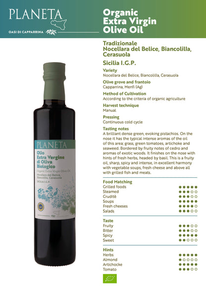 PLANETA – ORGANIC EXTRA VIRGIN OLIVE OIL SICILY I.G.P. เอ็กซ์ตร้า เวอร์จิ้น โอลีฟ ออยล์ (น้ำมันมะกอกธรรมชาติ) - FERRARI THAILAND