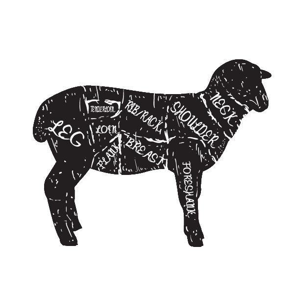 LAMB NZ - COASTAL SADDLE 1 RIB 75MM (1.5KG-1.8KG)  PRICE PER KG - FERRARI THAILAND