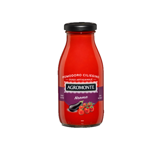 AGROMONTE - SAUCE NORMA 260G  พาสต้าซอสมะเขือเทศเชอร์รี่ผสมมะเขือม่วง - FERRARI THAILAND