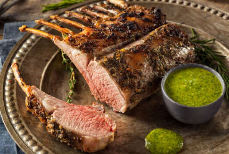 COASTAL LAMB - FRENCHED RACK CAP-OFF (480G-500G)  PRICE PER PC ซี่โครงแกะ นิวซีแลนด์ แช่แข็ง - FERRARI THAILAND