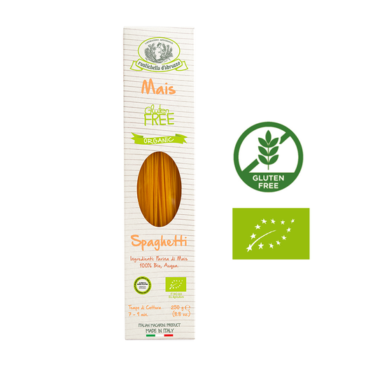 RUSTICHELLA - PASTA ORGANIC CORN SPAGHETTI  250G (GLUTEN FREE) - FERRARI THAILAND
