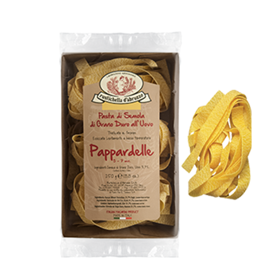 RUSTICHELLA - PASTA EGG PAPPARDELLE 250G พัพพาร์เดลล์เล (เส้นพาสต้า) - FERRARI THAILAND