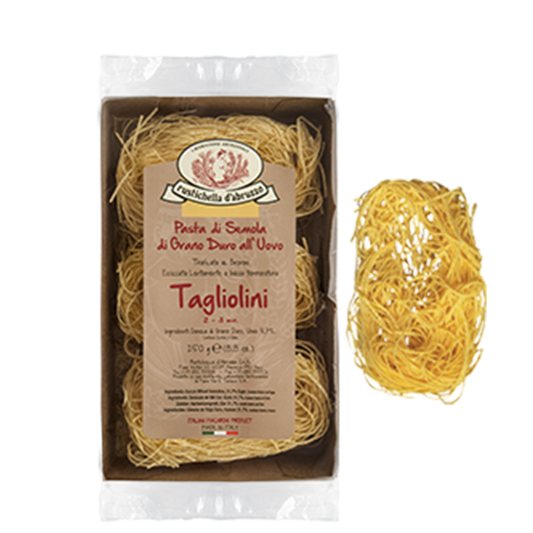 RUSTICHELLA - PASTA EGG TAGLIOLINI 250G ตาลิโอลีนี (เส้นพาสต้า) - FERRARI THAILAND