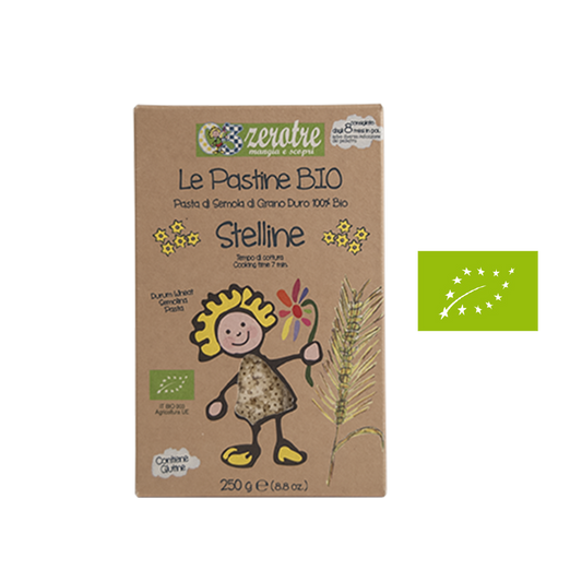 RUSTICHELLA - PASTA ORGANIC SEMOLA STELLINE 250G สเตลลีน (เส้นพาสต้า) - FERRARI THAILAND